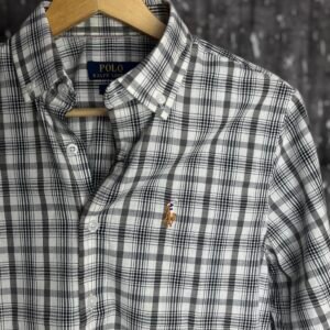 Mens Premium Minimal Check Shirt