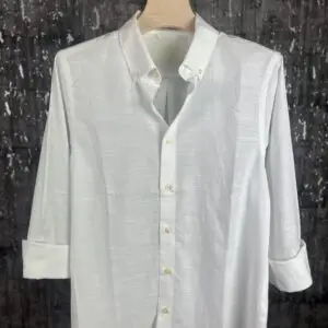 Signature White Textured Premium Shirt