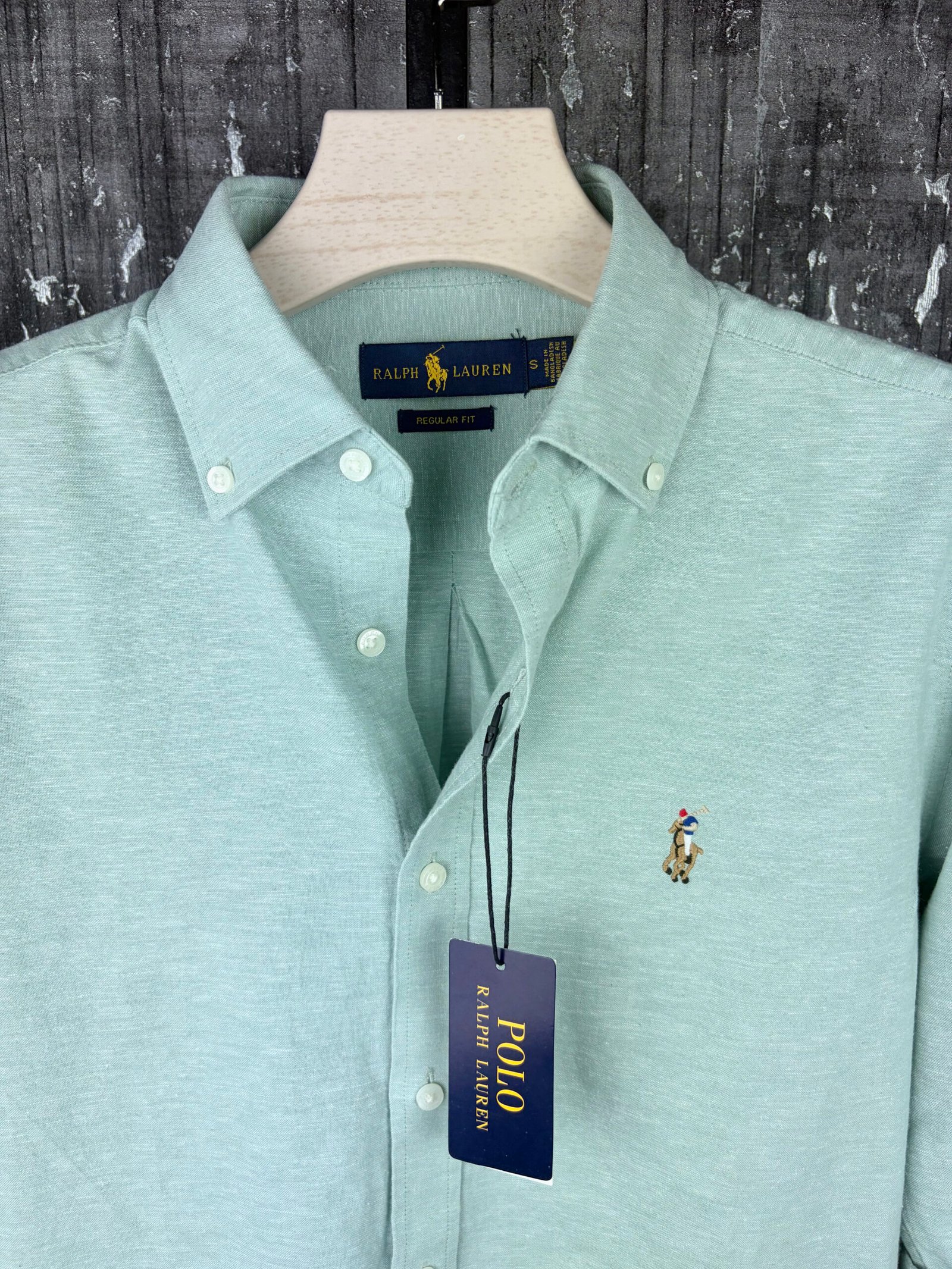 Premium Remi Cotton Casual Shirt – Mint Green - Image 2