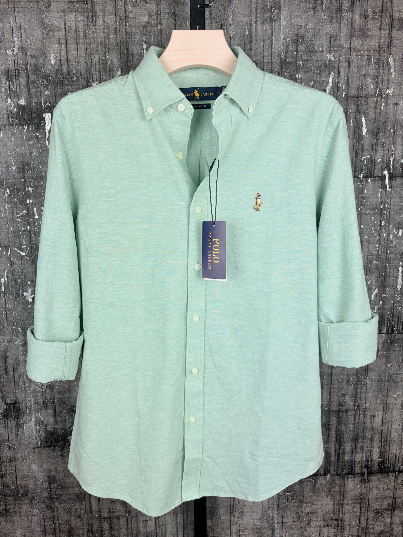 Premium Remi Cotton Casual Shirt – Mint Green - Image 3