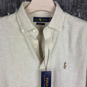 Premium Remi Cotton Shirt – Beige