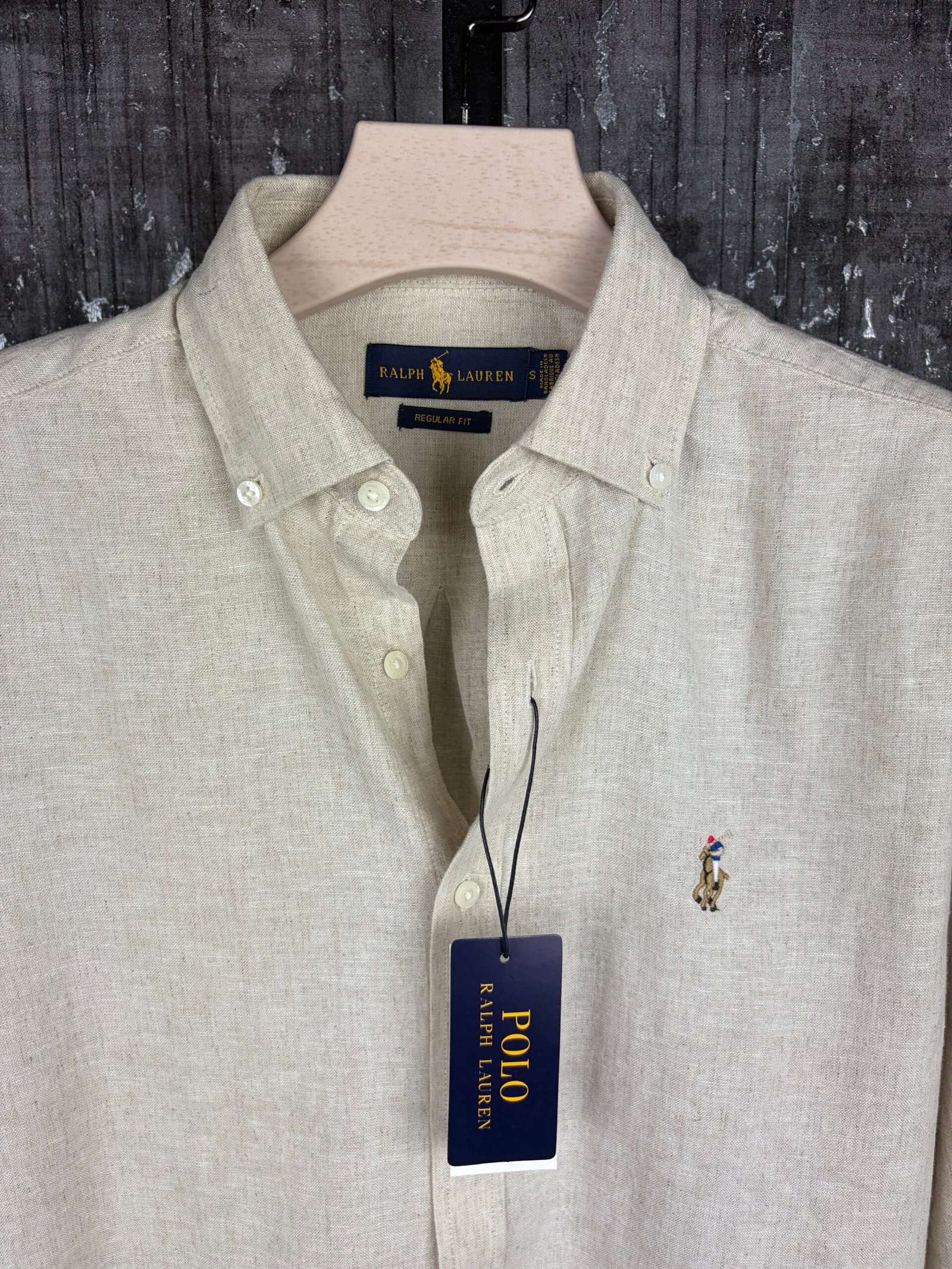 Premium Remi Cotton Shirt – Beige