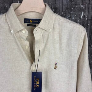 Premium Remi Cotton Shirt – Beige