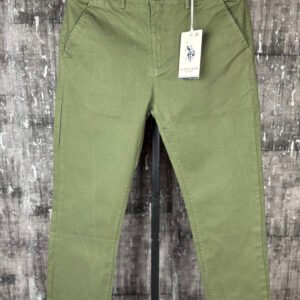 Classic Olive Green Chino Pants