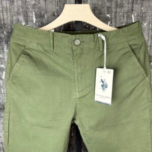 Classic Olive Green Chino Pants